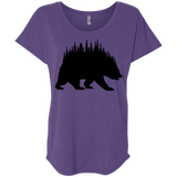 T-Shirts Purple Rush / X-Small Bears Home Triblend Dolman Sleeve