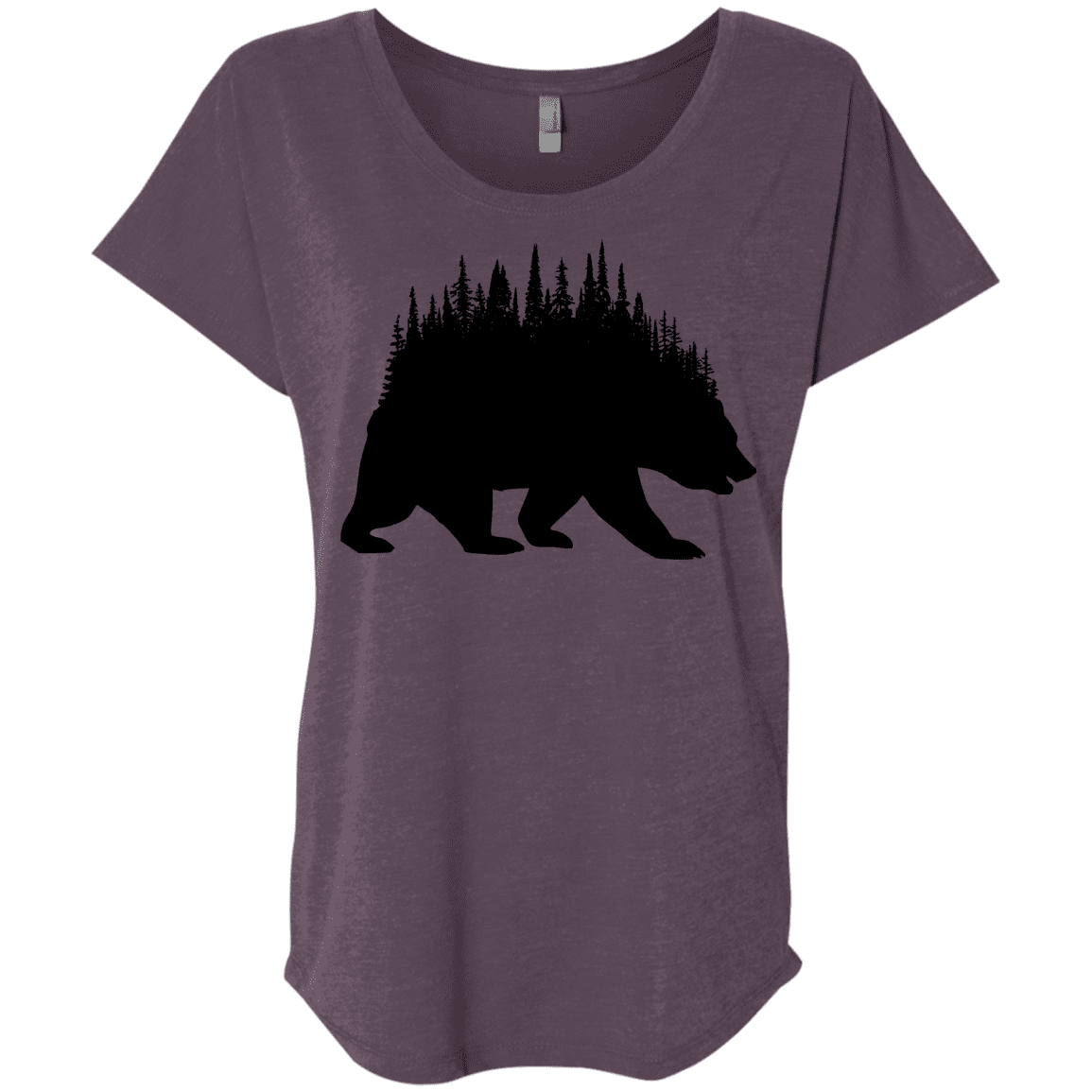 T-Shirts Vintage Purple / X-Small Bears Home Triblend Dolman Sleeve