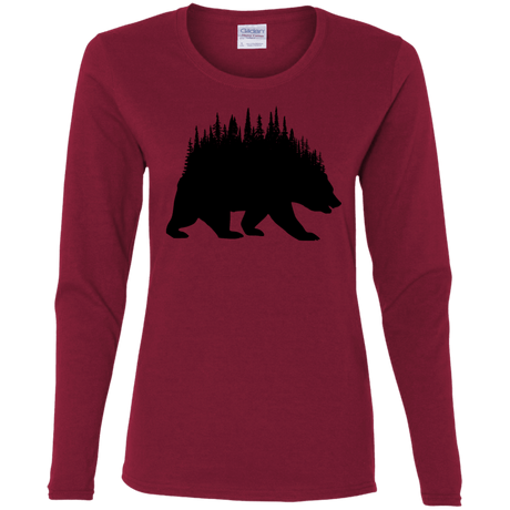 T-Shirts Cardinal / S Bears Home Women's Long Sleeve T-Shirt