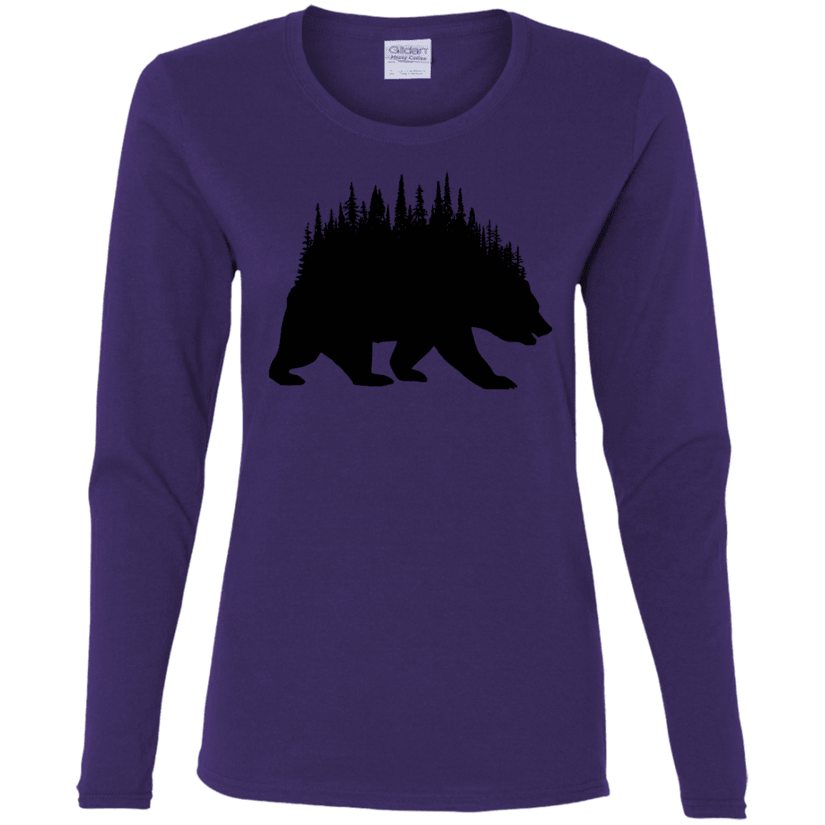 T-Shirts Purple / S Bears Home Women's Long Sleeve T-Shirt