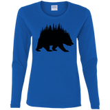 T-Shirts Royal / S Bears Home Women's Long Sleeve T-Shirt