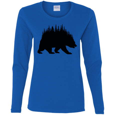 T-Shirts Royal / S Bears Home Women's Long Sleeve T-Shirt