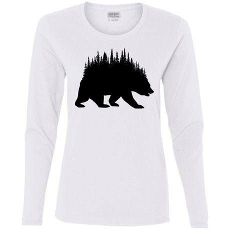 T-Shirts White / S Bears Home Women's Long Sleeve T-Shirt
