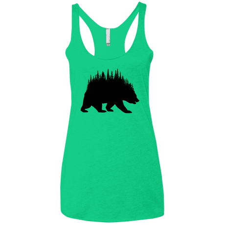 T-Shirts Envy / X-Small Bears Home Women's Triblend Racerback Tank
