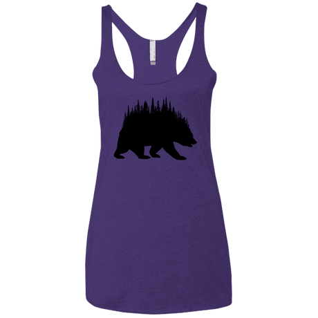 T-Shirts Purple Rush / X-Small Bears Home Women's Triblend Racerback Tank