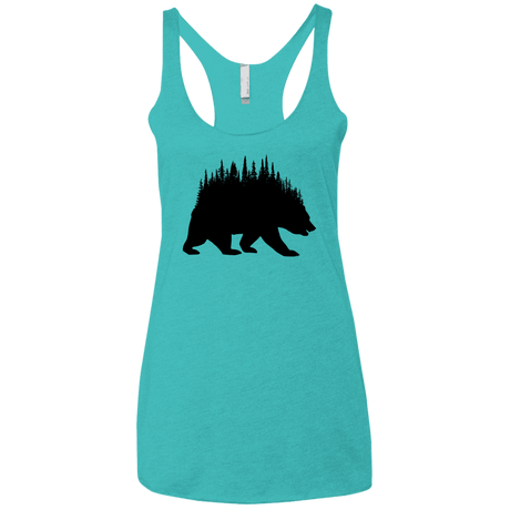 T-Shirts Tahiti Blue / X-Small Bears Home Women's Triblend Racerback Tank