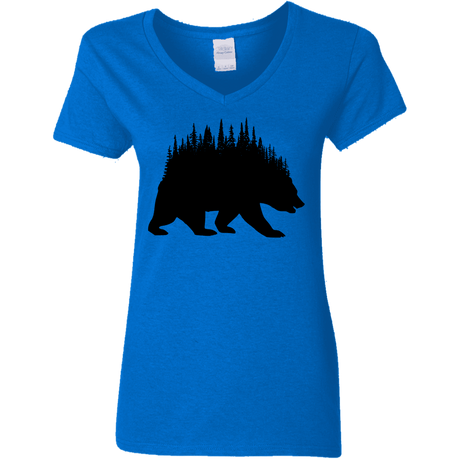 T-Shirts Royal / S Bears Home Women's V-Neck T-Shirt