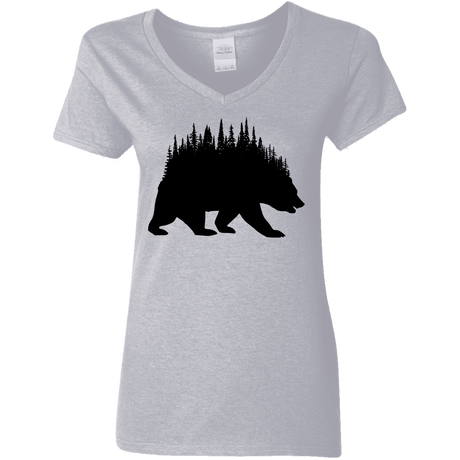 T-Shirts Sport Grey / S Bears Home Women's V-Neck T-Shirt