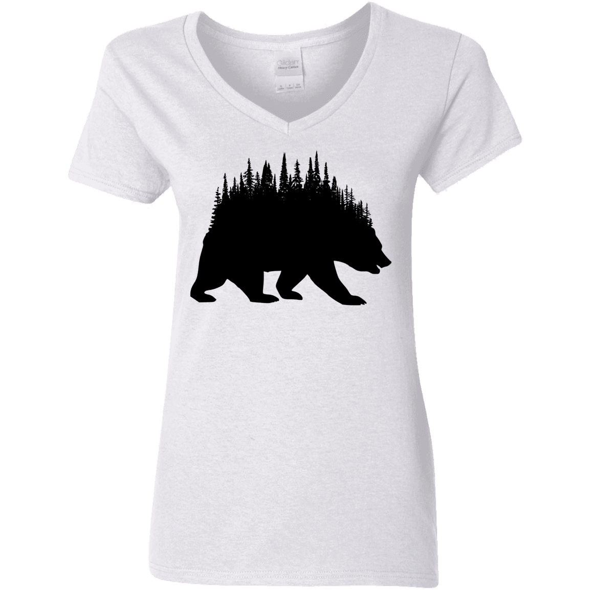 T-Shirts White / S Bears Home Women's V-Neck T-Shirt