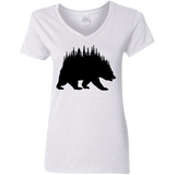 T-Shirts White / S Bears Home Women's V-Neck T-Shirt