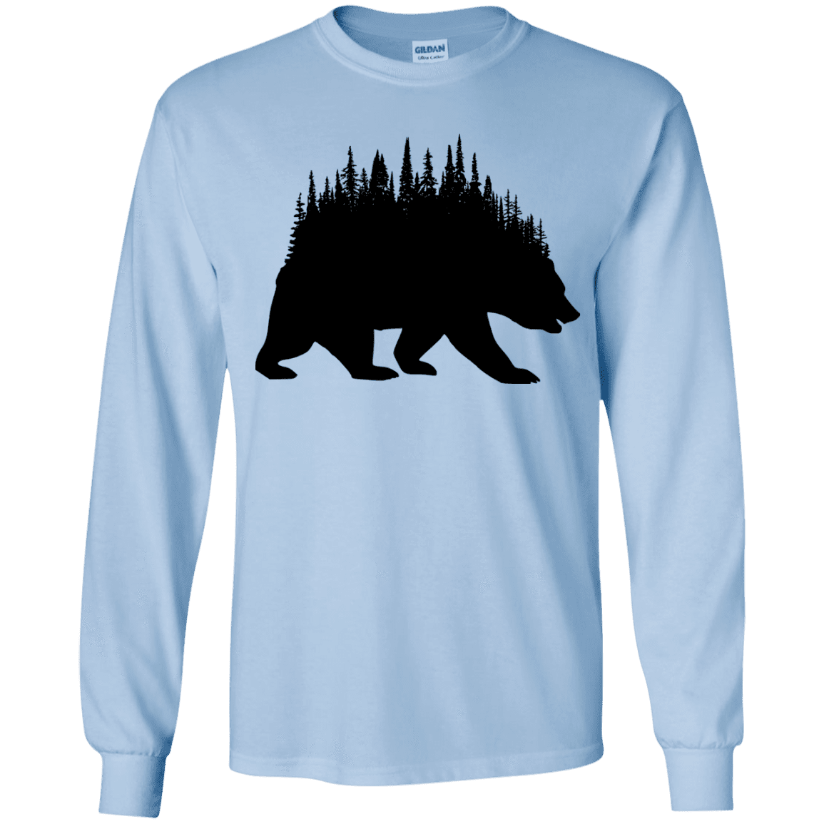 T-Shirts Light Blue / YS Bears Home Youth Long Sleeve T-Shirt