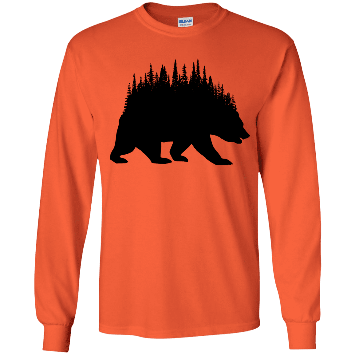 T-Shirts Orange / YS Bears Home Youth Long Sleeve T-Shirt
