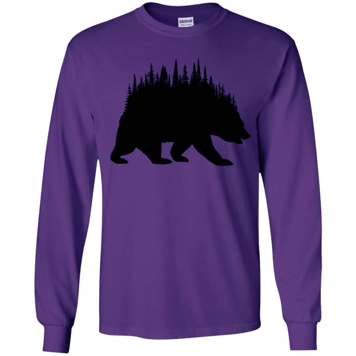 T-Shirts Purple / YS Bears Home Youth Long Sleeve T-Shirt
