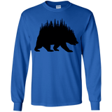 T-Shirts Royal / YS Bears Home Youth Long Sleeve T-Shirt