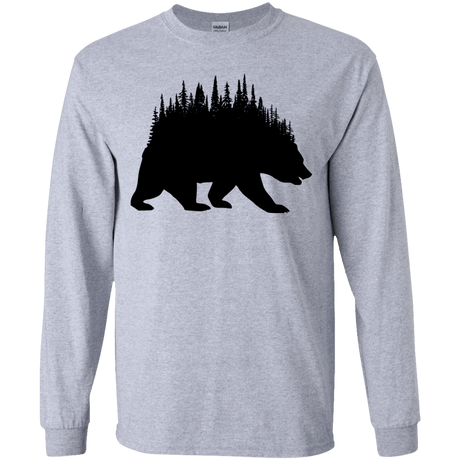 T-Shirts Sport Grey / YS Bears Home Youth Long Sleeve T-Shirt
