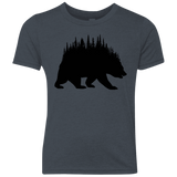T-Shirts Vintage Navy / YXS Bears Home Youth Triblend T-Shirt