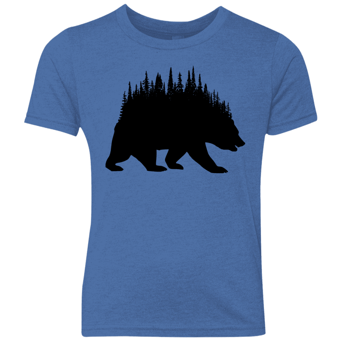 T-Shirts Vintage Royal / YXS Bears Home Youth Triblend T-Shirt