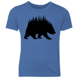 T-Shirts Vintage Royal / YXS Bears Home Youth Triblend T-Shirt