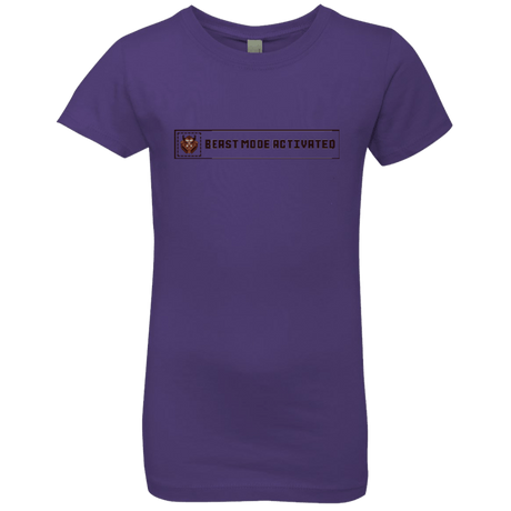 T-Shirts Purple Rush / YXS Beast Mode Activated Girls Premium T-Shirt