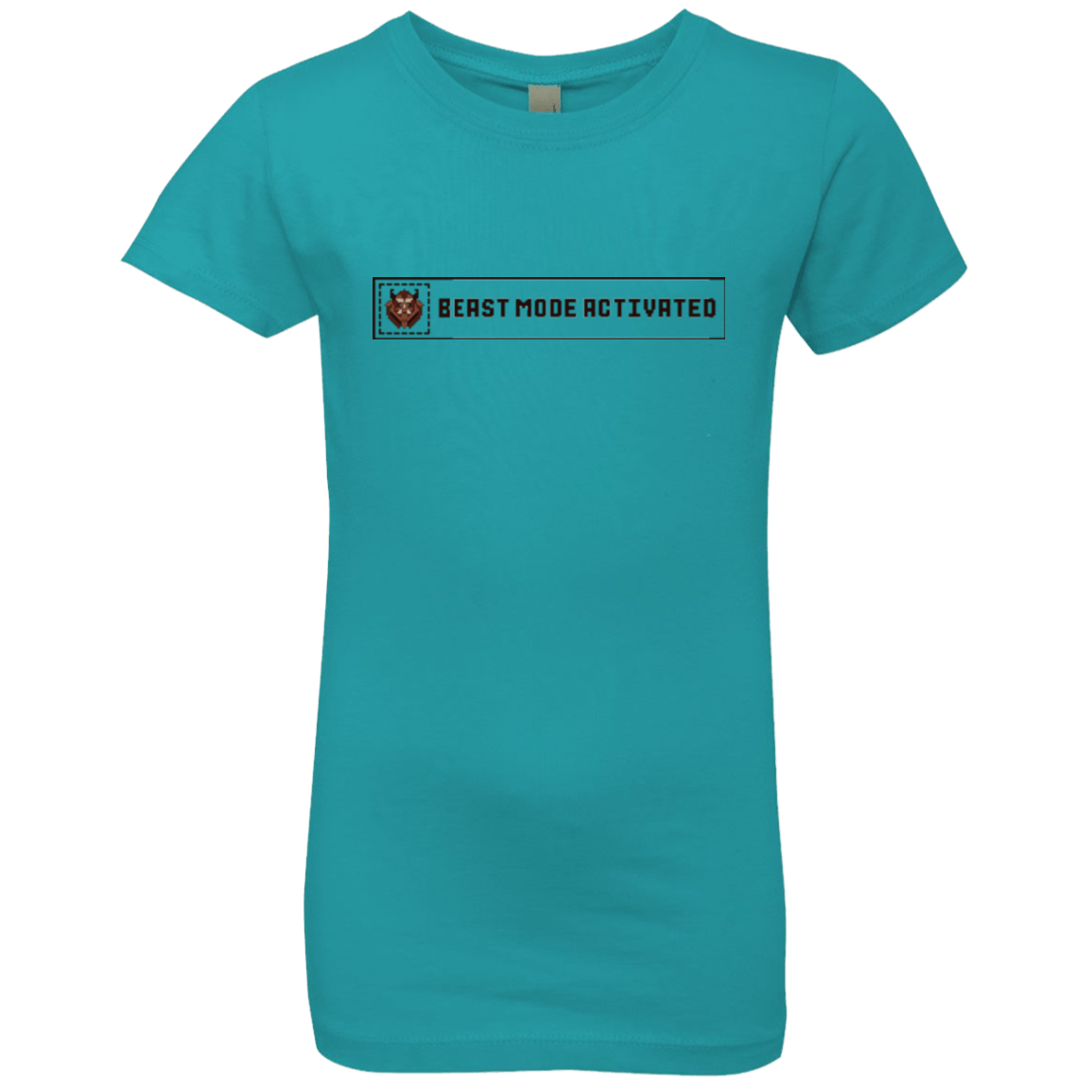 T-Shirts Tahiti Blue / YXS Beast Mode Activated Girls Premium T-Shirt