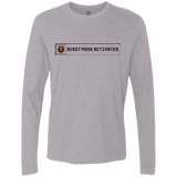 T-Shirts Heather Grey / Small Beast Mode Activated Men's Premium Long Sleeve