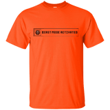 T-Shirts Orange / Small Beast Mode Activated T-Shirt