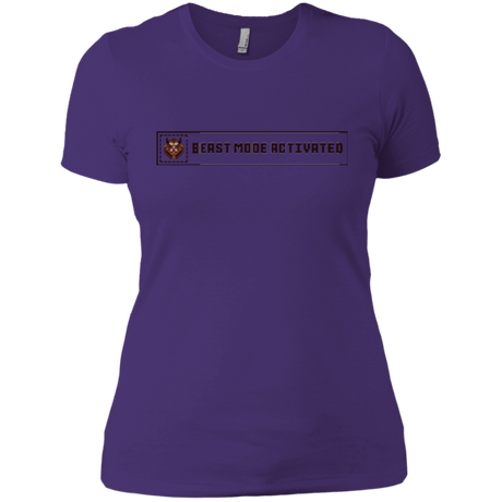 T-Shirts Purple / X-Small Beast Mode Activated Women's Premium T-Shirt