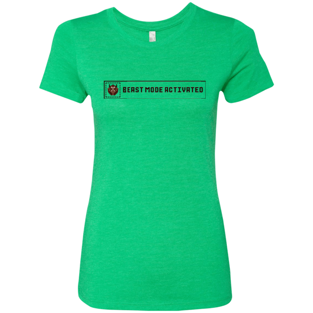 T-Shirts Envy / Small Beast Mode Activated Women's Triblend T-Shirt