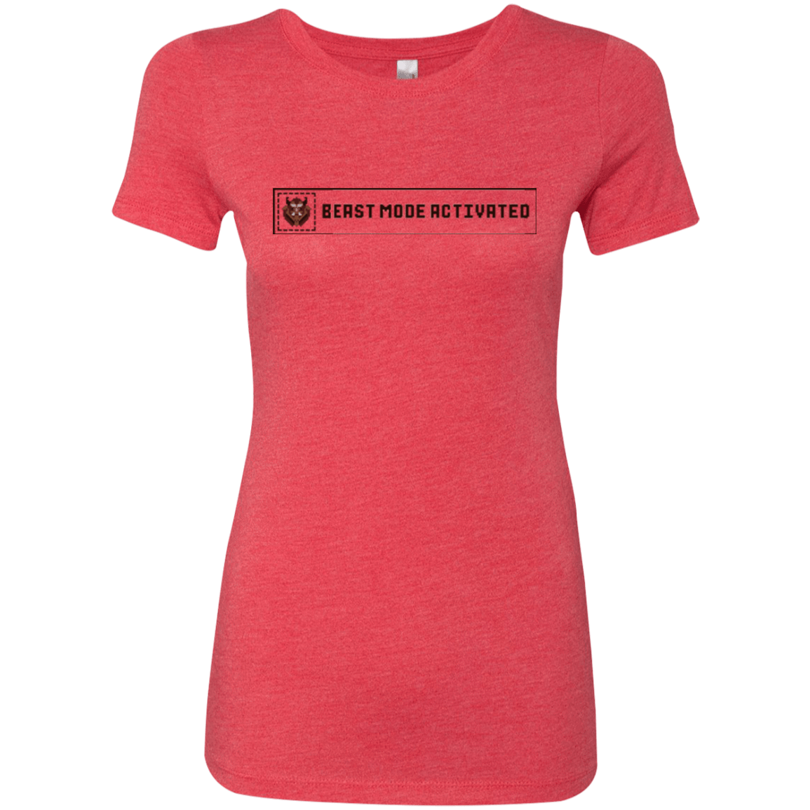 T-Shirts Vintage Red / Small Beast Mode Activated Women's Triblend T-Shirt