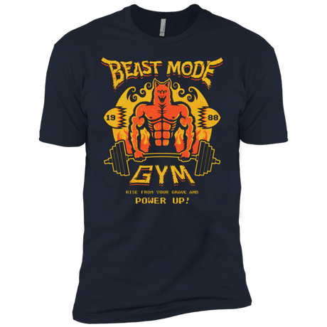 T-Shirts Midnight Navy / YXS Beast Mode Gym Boys Premium T-Shirt