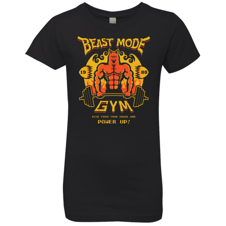T-Shirts Black / YXS Beast Mode Gym Girls Premium T-Shirt