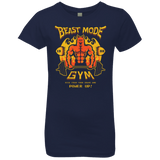 T-Shirts Midnight Navy / YXS Beast Mode Gym Girls Premium T-Shirt