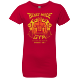 T-Shirts Red / YXS Beast Mode Gym Girls Premium T-Shirt