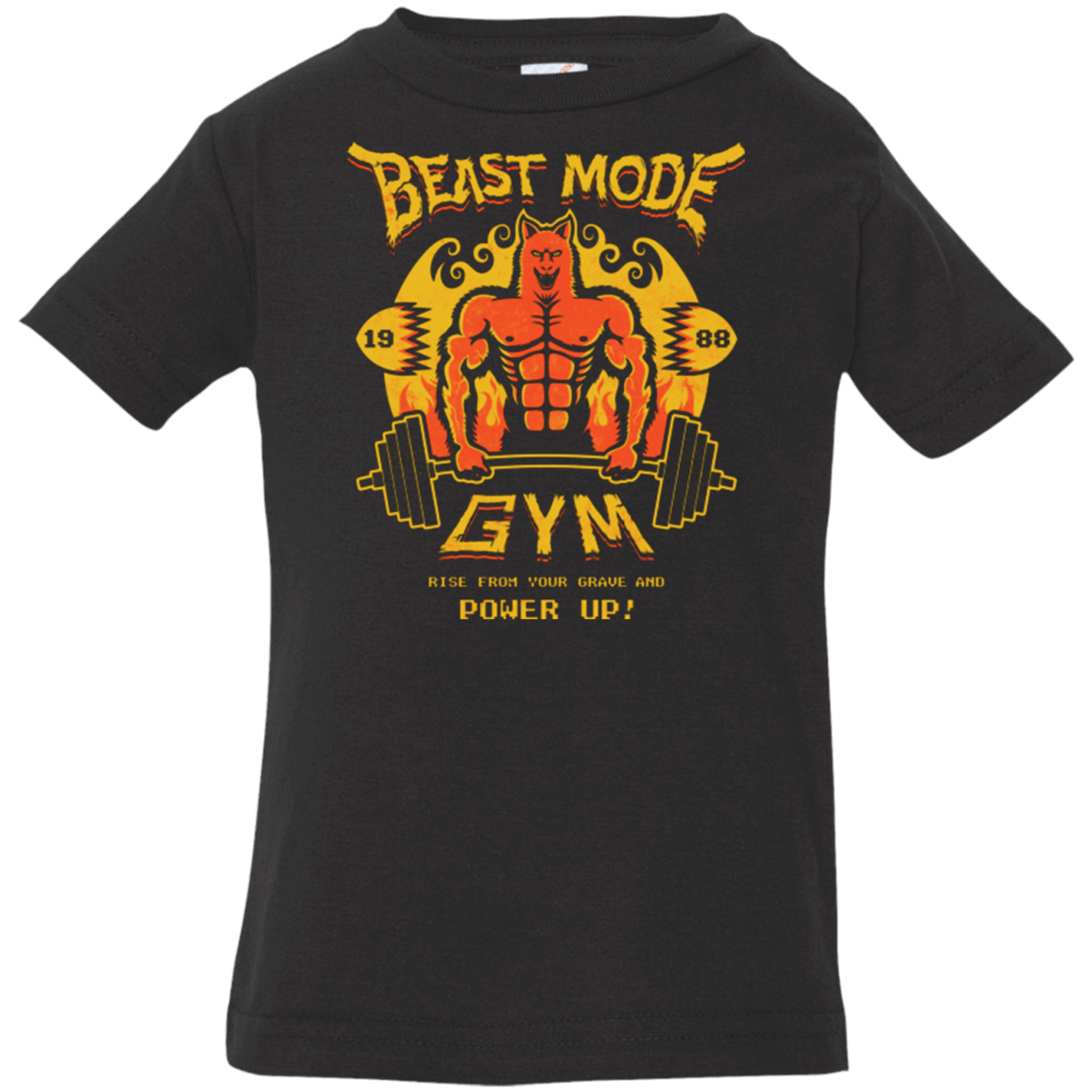 T-Shirts Black / 6 Months Beast Mode Gym Infant Premium T-Shirt