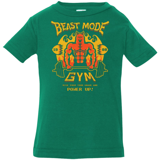 T-Shirts Kelly / 6 Months Beast Mode Gym Infant Premium T-Shirt