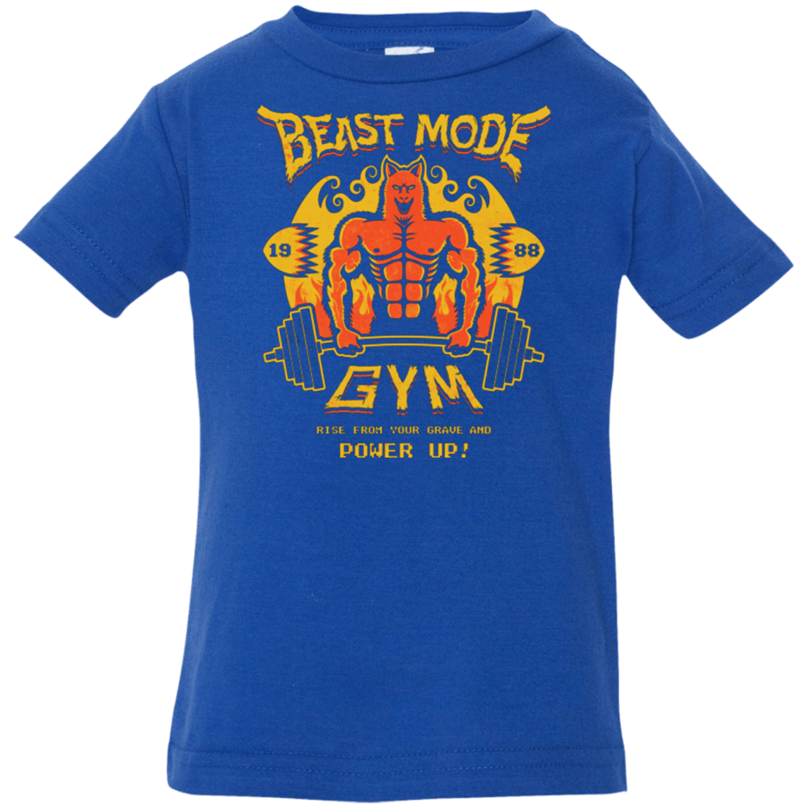 T-Shirts Royal / 6 Months Beast Mode Gym Infant Premium T-Shirt