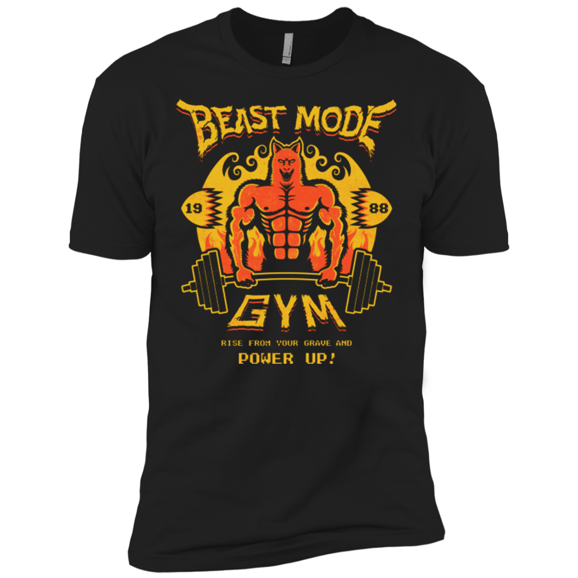 T-Shirts Black / X-Small Beast Mode Gym Men's Premium T-Shirt