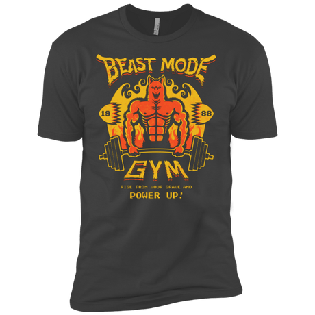 T-Shirts Heavy Metal / X-Small Beast Mode Gym Men's Premium T-Shirt