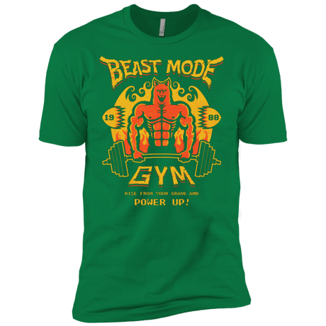 T-Shirts Kelly Green / X-Small Beast Mode Gym Men's Premium T-Shirt