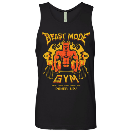 T-Shirts Black / Small Beast Mode Gym Men's Premium Tank Top