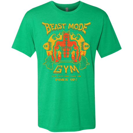 T-Shirts Envy / Small Beast Mode Gym Men's Triblend T-Shirt
