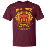 T-Shirts Maroon / Small Beast Mode Gym T-Shirt