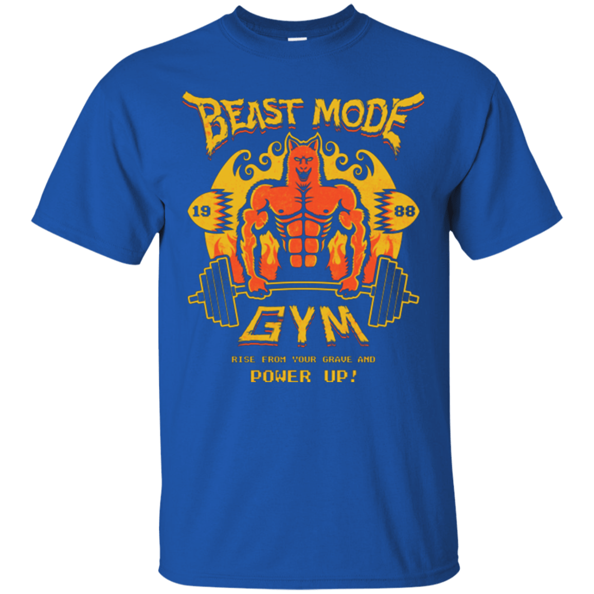 T-Shirts Royal / Small Beast Mode Gym T-Shirt