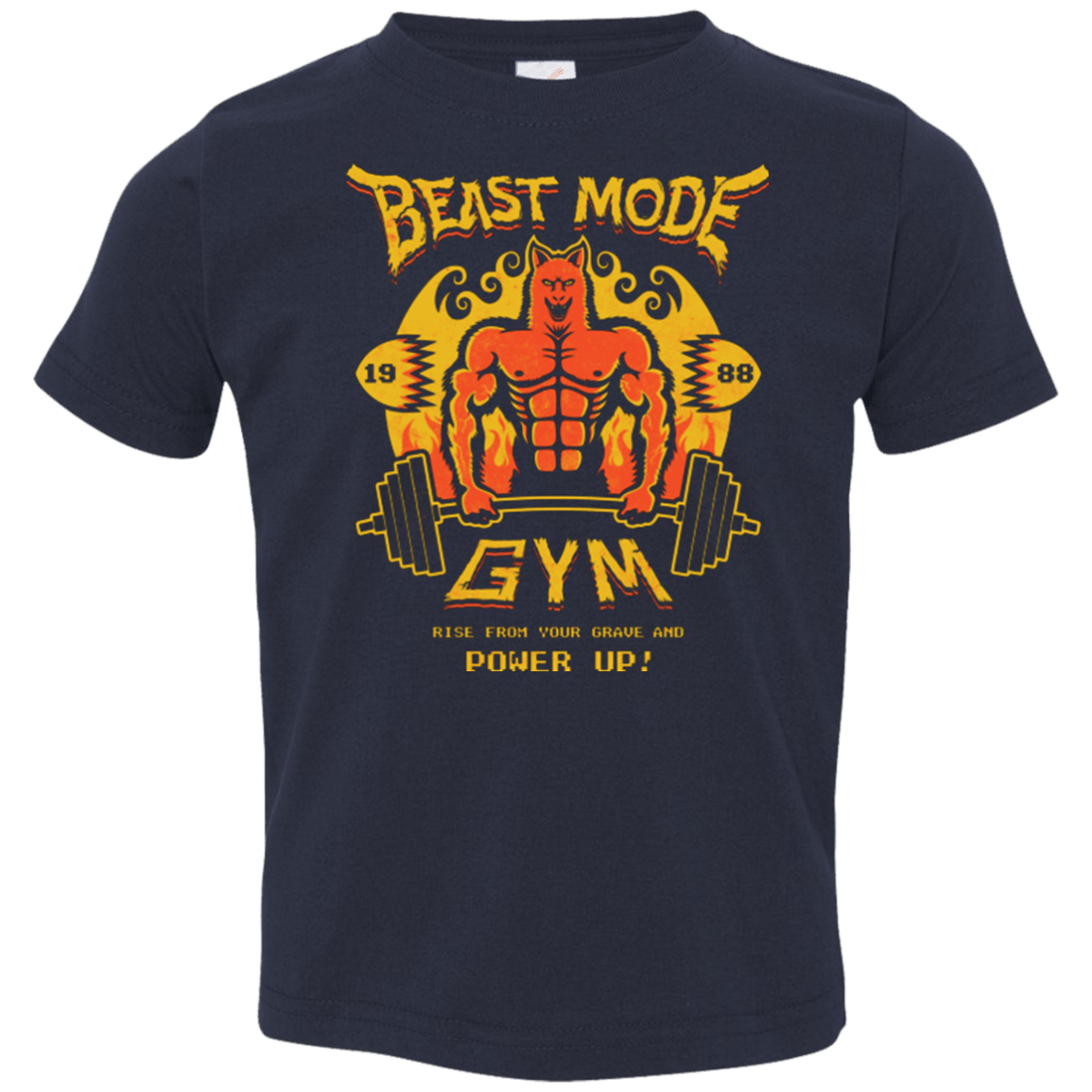 T-Shirts Navy / 2T Beast Mode Gym Toddler Premium T-Shirt