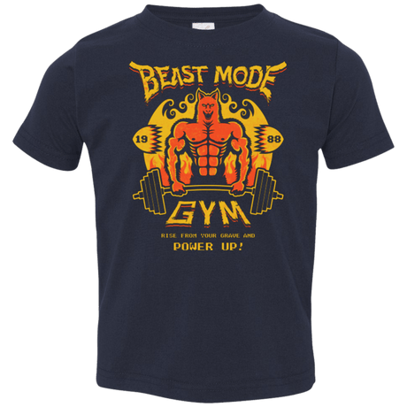 T-Shirts Navy / 2T Beast Mode Gym Toddler Premium T-Shirt