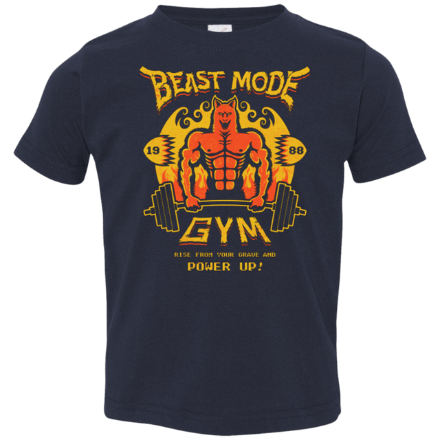 T-Shirts Navy / 2T Beast Mode Gym Toddler Premium T-Shirt