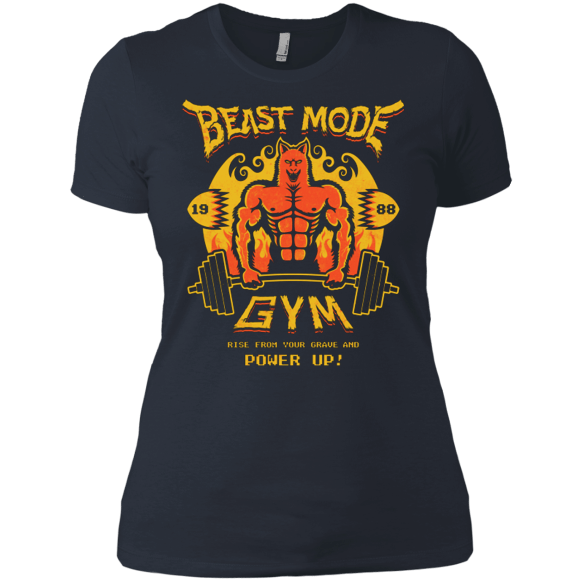 T-Shirts Indigo / X-Small Beast Mode Gym Women's Premium T-Shirt