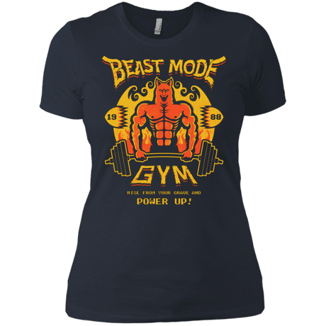 T-Shirts Indigo / X-Small Beast Mode Gym Women's Premium T-Shirt