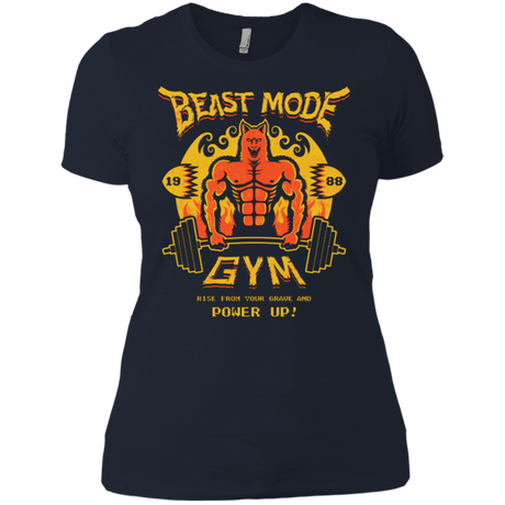 T-Shirts Midnight Navy / X-Small Beast Mode Gym Women's Premium T-Shirt