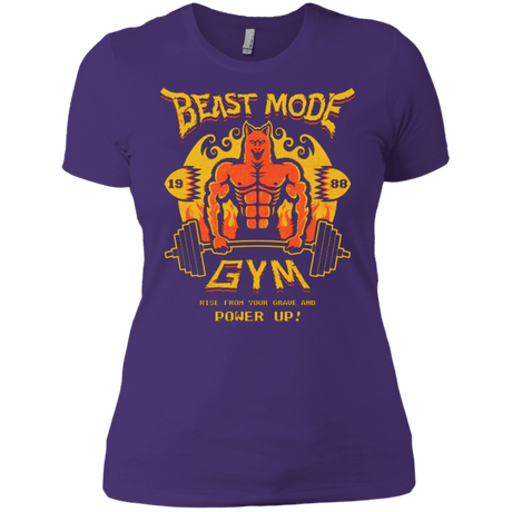 T-Shirts Purple / X-Small Beast Mode Gym Women's Premium T-Shirt